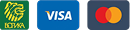 Приемаме Борика, Visa и Mastercard